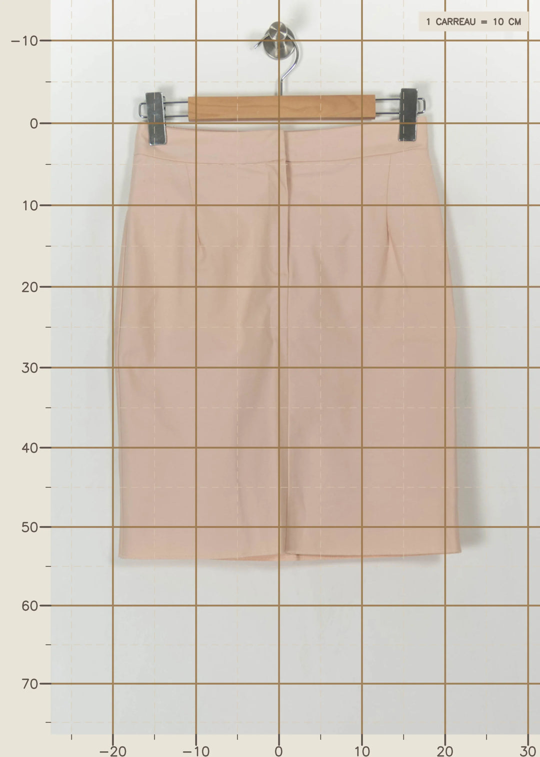 Jupe Crayon Rose - Taille M/38 de la marque Claudie Pierlot | PARAD111999 - Vendu par Paradigme - Image 4