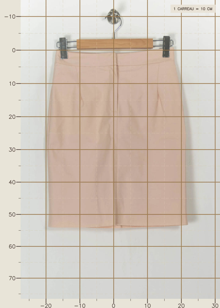 Jupe Crayon Rose - Taille M/38 de la marque Claudie Pierlot | PARAD111999 - Vendu par Paradigme - Image 4