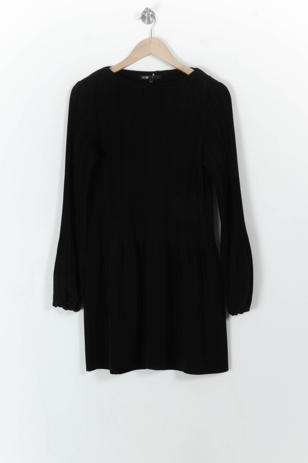 Robe Courte Noire - Taille L/40 de la marque Maje | PARAD112005 - Vendu par Paradigme - Image 2