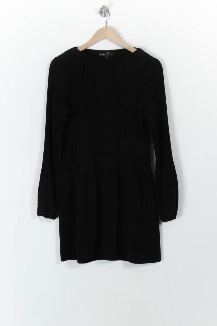 Robe Courte Noire - Taille L/40 de la marque Maje | PARAD112005 - Vendu par Paradigme - Image 2