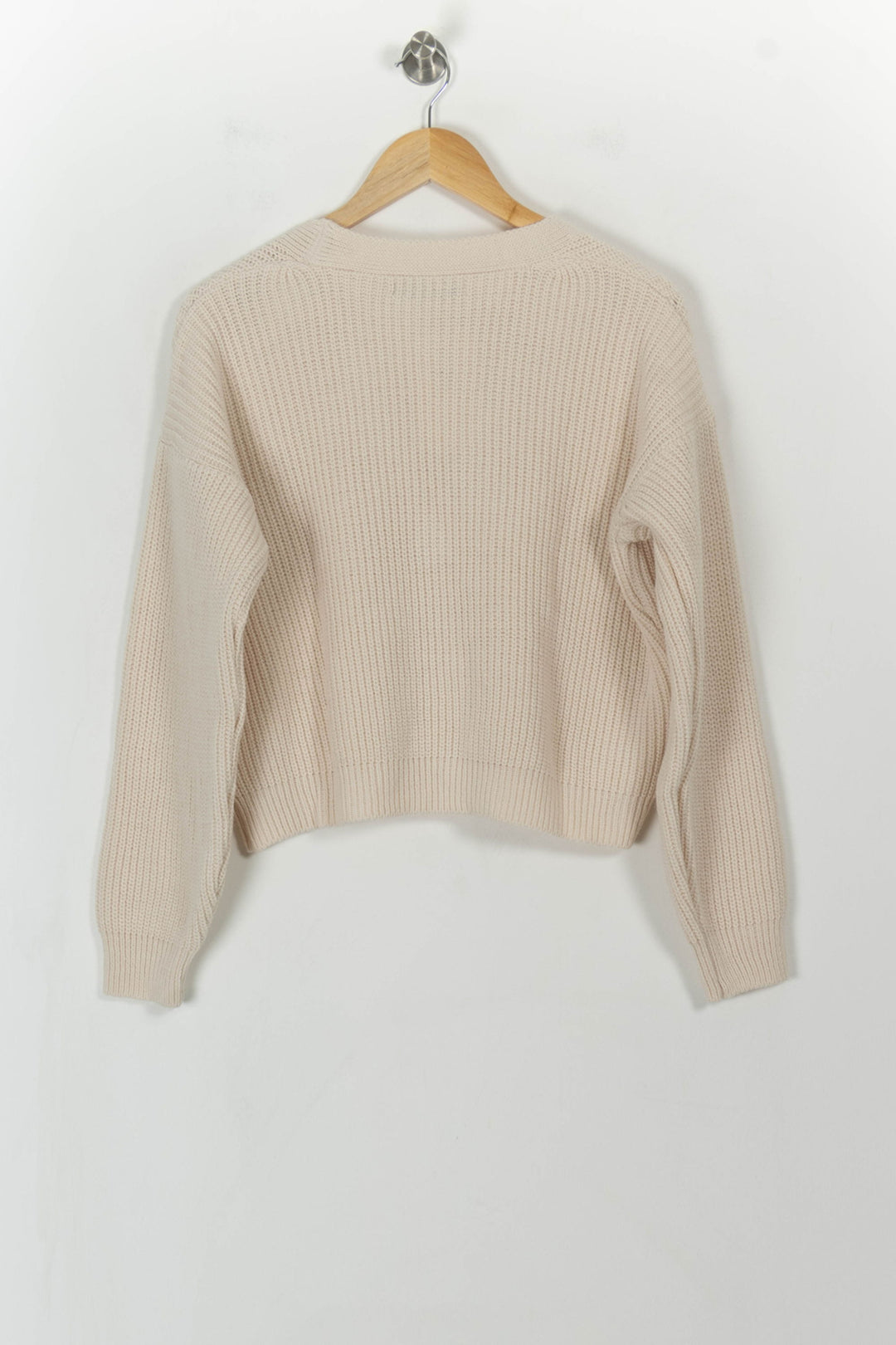 Cardigan Beige - Taille XS/34 de la marque La Fée Maraboutée | PARAD112006 - Vendu par Paradigme - Image 5