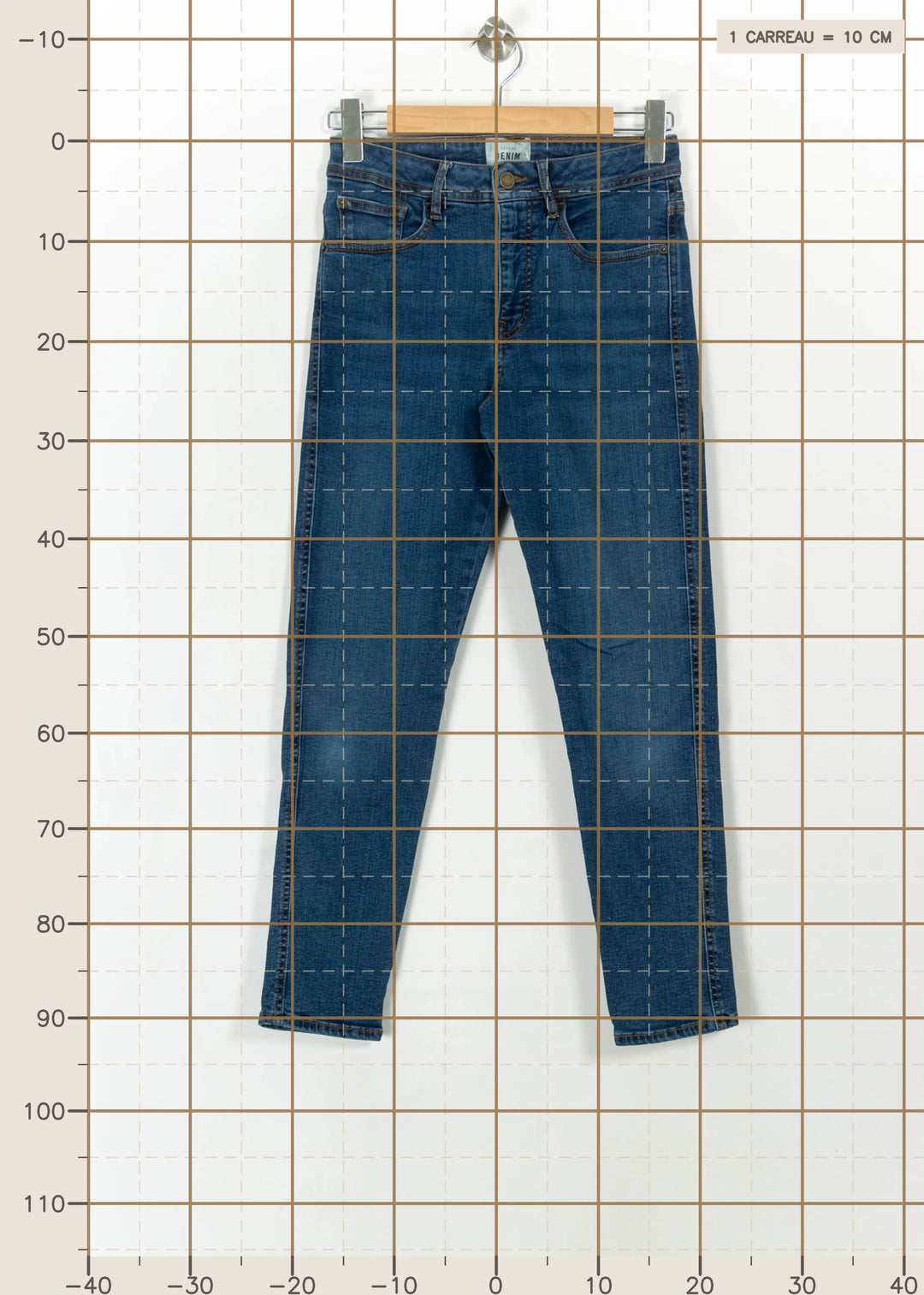 Jean Bleu - Taille M/38 de la marque Sézane | PARAD112010 - Vendu par Paradigme - Image 4