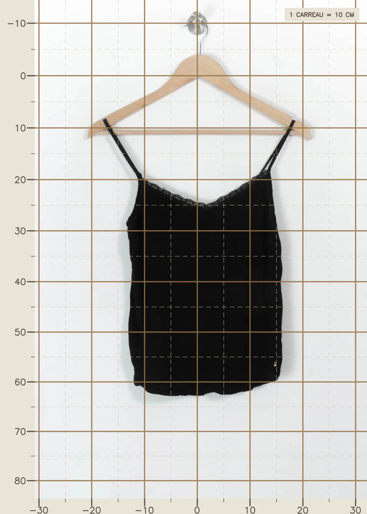 Débardeur Noir - Taille XS/34 de la marque Des petits hauts | PARAD112011 - Vendu par Paradigme - Image 4