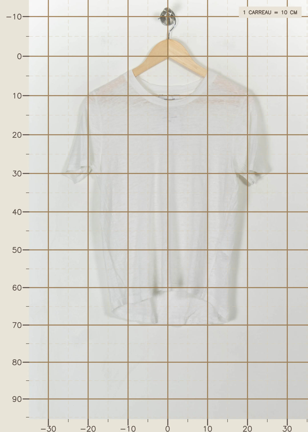 Tee-shirt Blanc - Taille S/36 de la marque Samsoe Samsoe | PARAD112012 - Vendu par Paradigme - Image 4