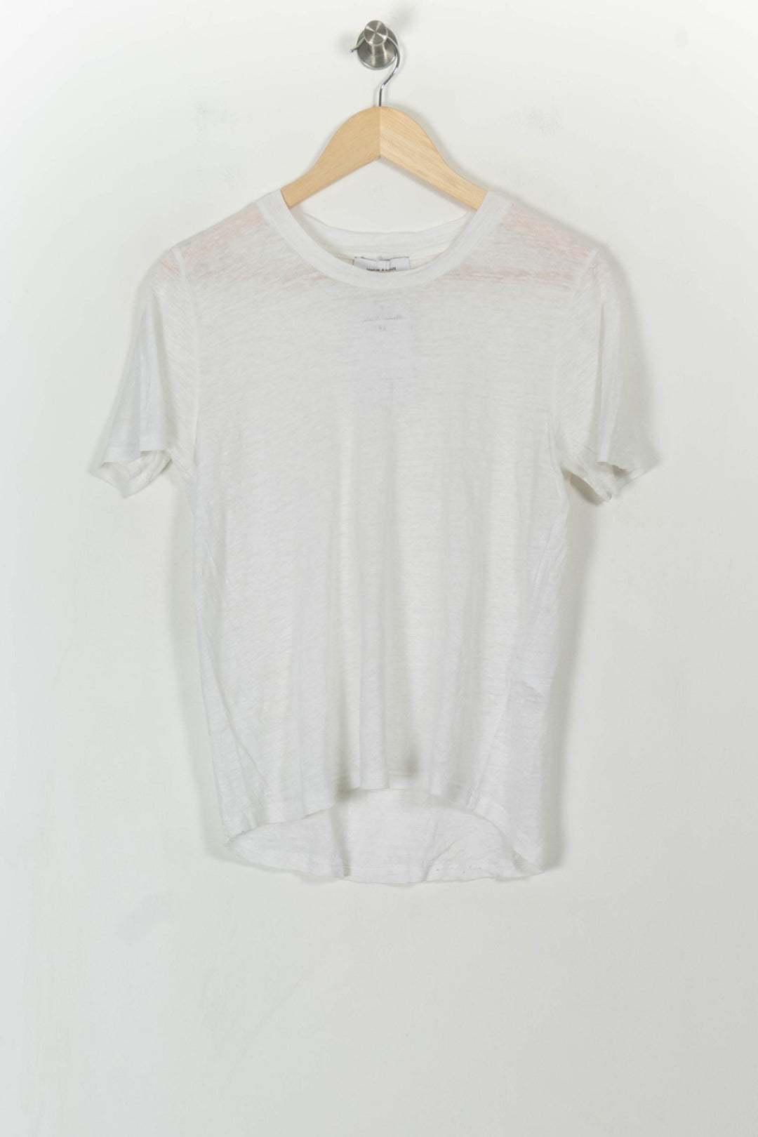 Tee-shirt Blanc - Taille S/36 de la marque Samsoe Samsoe | PARAD112012 - Vendu par Paradigme - Image 2