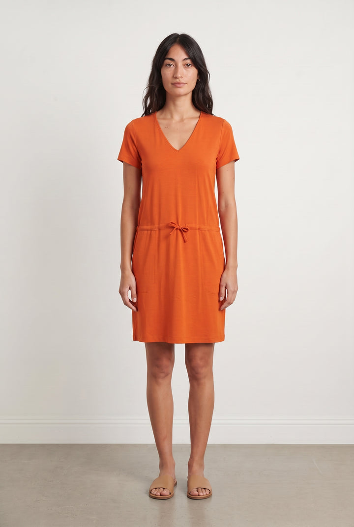 Robe Orange - Taille S/36 de la marque La Fée Maraboutée | PARAD112014 - Vendu par Paradigme - Image 1