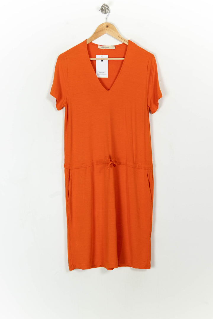 Robe Orange - Taille S/36 de la marque La Fée Maraboutée | PARAD112014 - Vendu par Paradigme - Image 2