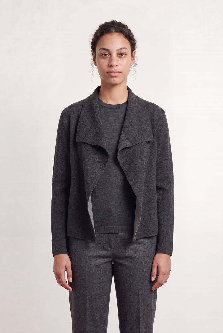 Veste Grise - Taille L/40 de la marque Gerard Darel | PARAD112015 - Vendu par Paradigme - Image 1