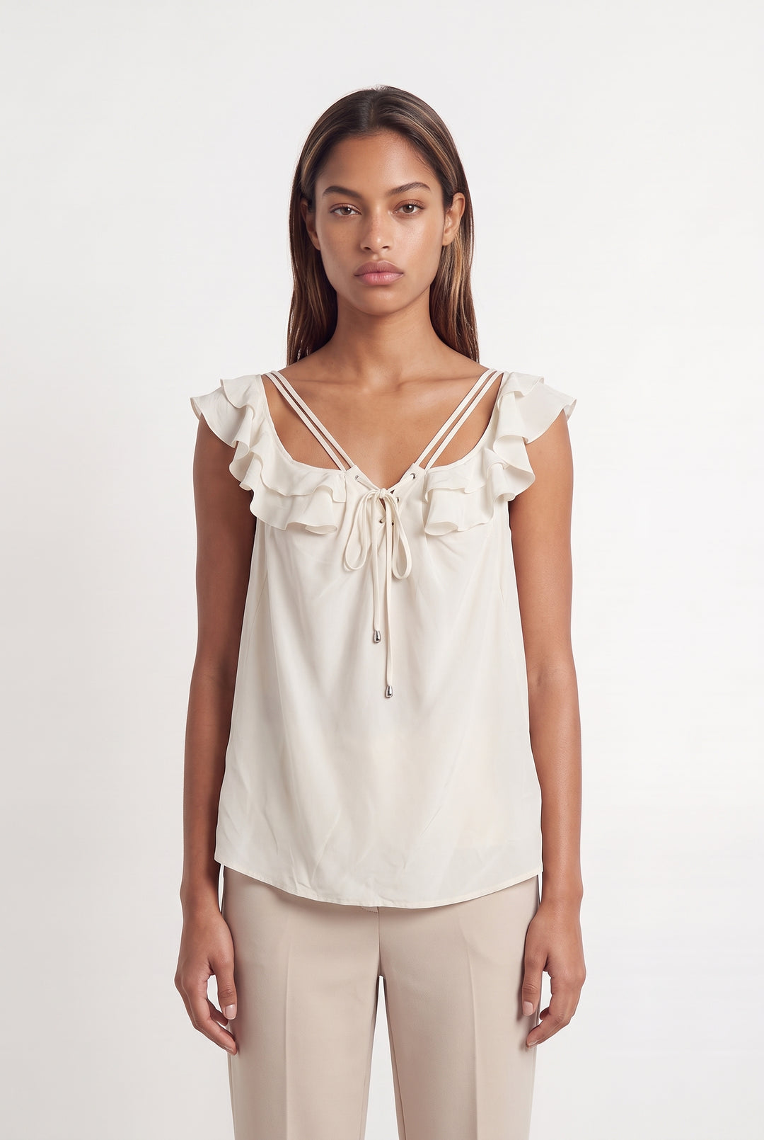 Top Beige - Taille XS/34