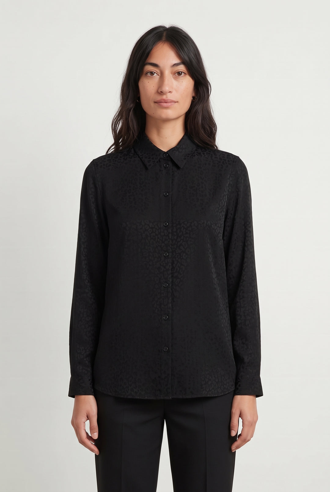 Chemisier Noire - Taille XS/34