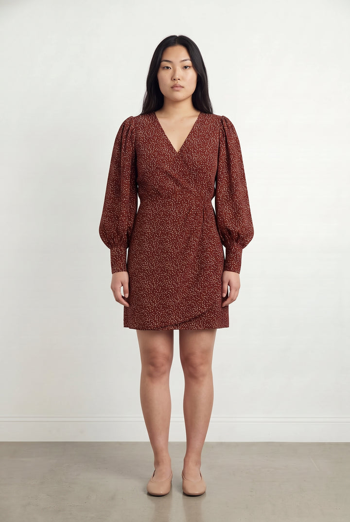 Robe Courte Bordeaux - Taille L/40