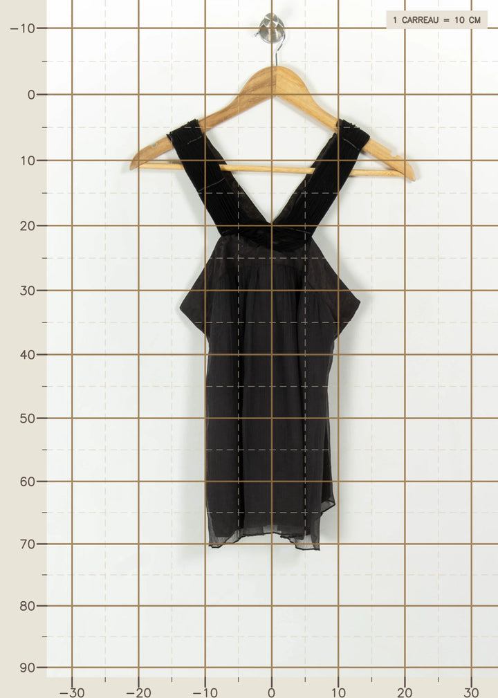 Top Noir - Taille S/36 de la marque Kookai | PARAD112189 - Vendu par Paradigme - Image 4