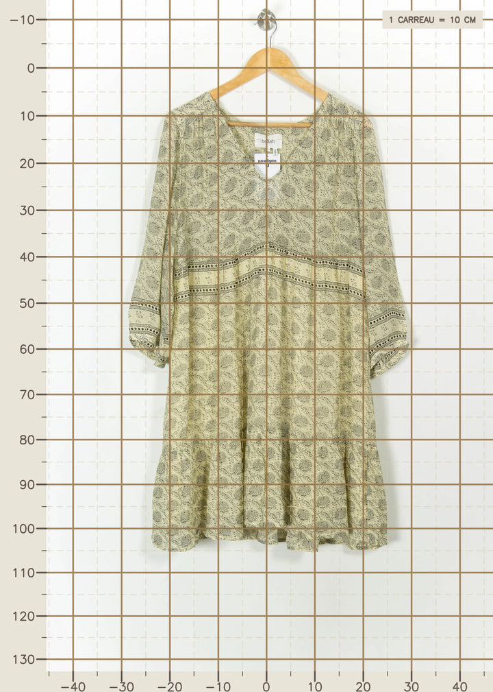 Robe Bohème Beige - Taille L/40 de la marque ba&sh | PARAD112194 - Vendu par Paradigme - Image 4