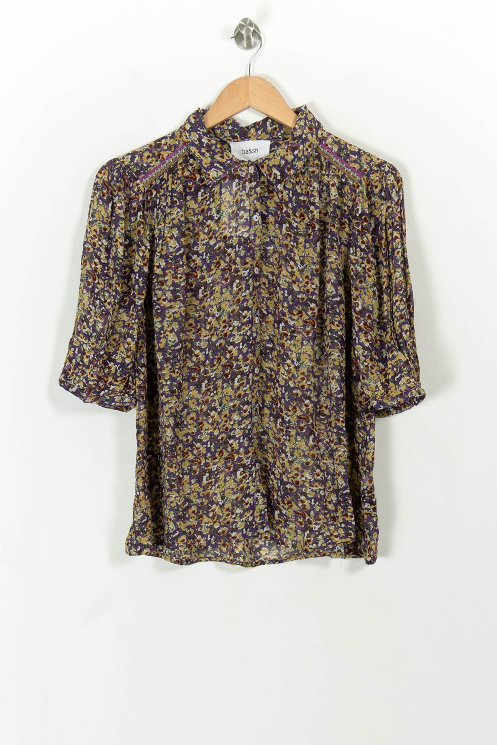 Blouse Multicolore - Taille L/40 de la marque ba&sh | PARAD112197 - Vendu par Paradigme - Image 2