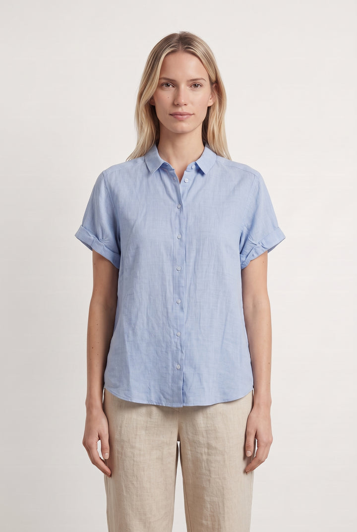 Chemise Bleu - Taille M/38 de la marque Sud express | PARAD112198 - Vendu par Paradigme - Image 1
