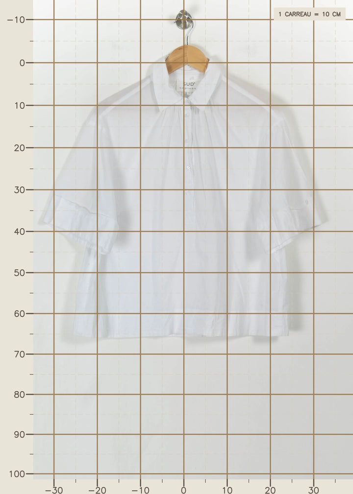 Blouse Blanche - Taille S/36 de la marque Sud express | PARAD112200 - Vendu par Paradigme - Image 4