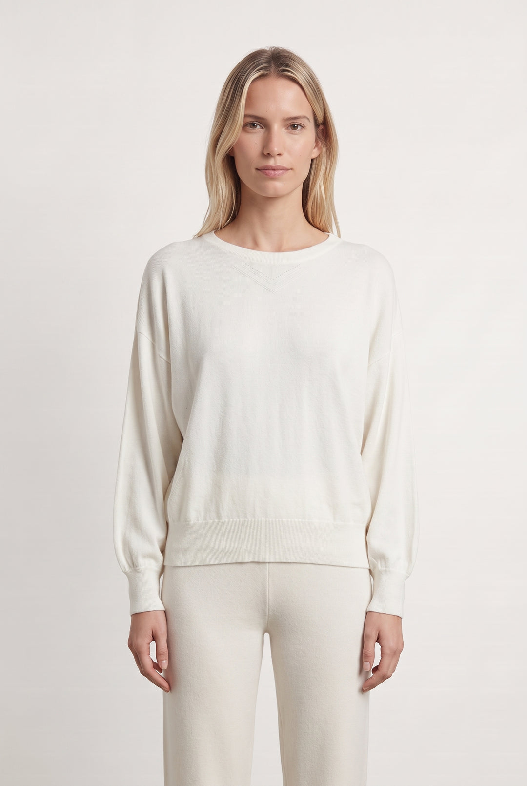 Sweat Blanc - Taille M/38 de la marque La Fée Maraboutée | PARAD112201 - Vendu par Paradigme - Image 1
