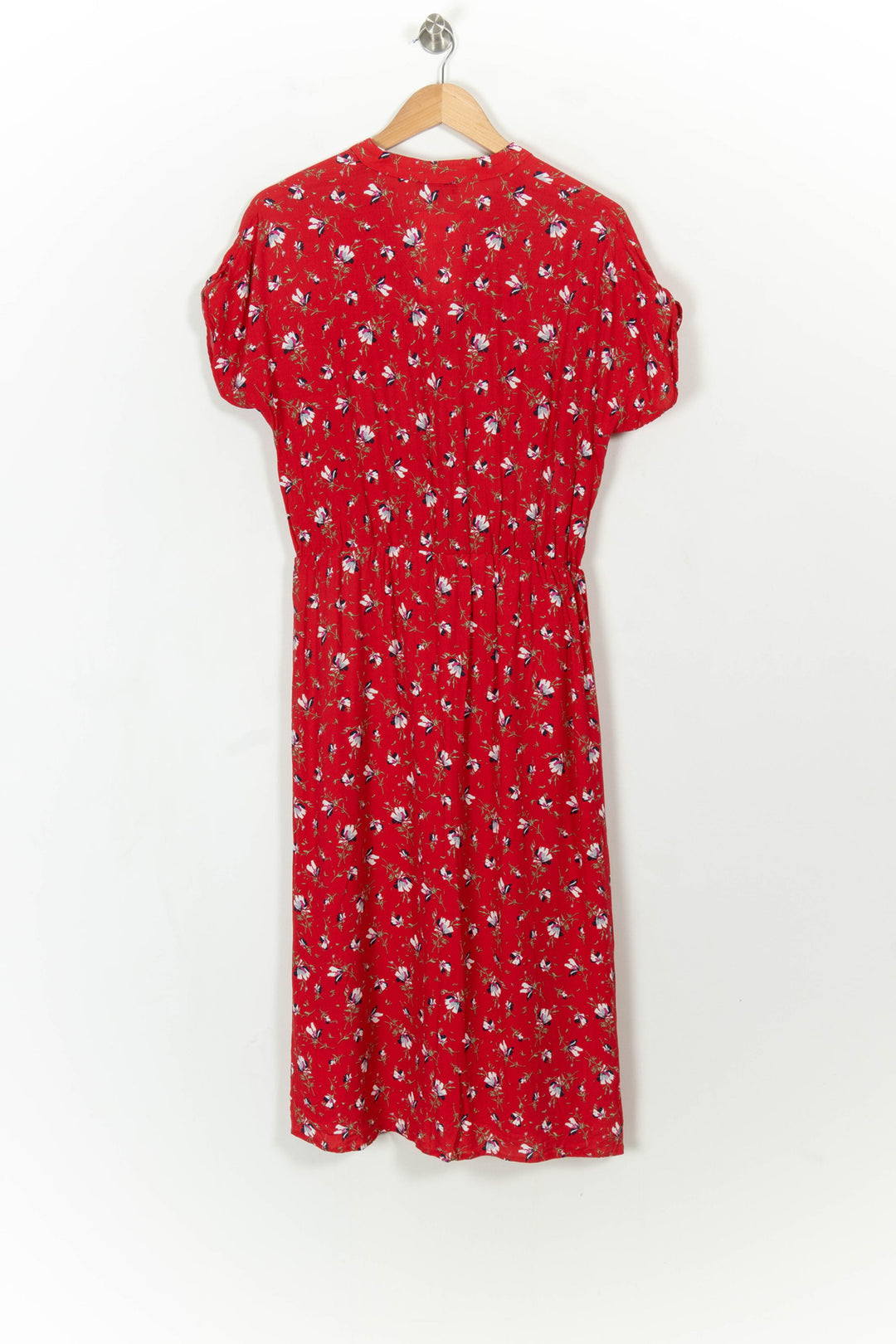 Robe longue rouge et blanche - Taille S/36 de la marque Caroll | PARAD112203 - Vendu par Paradigme - Image 5