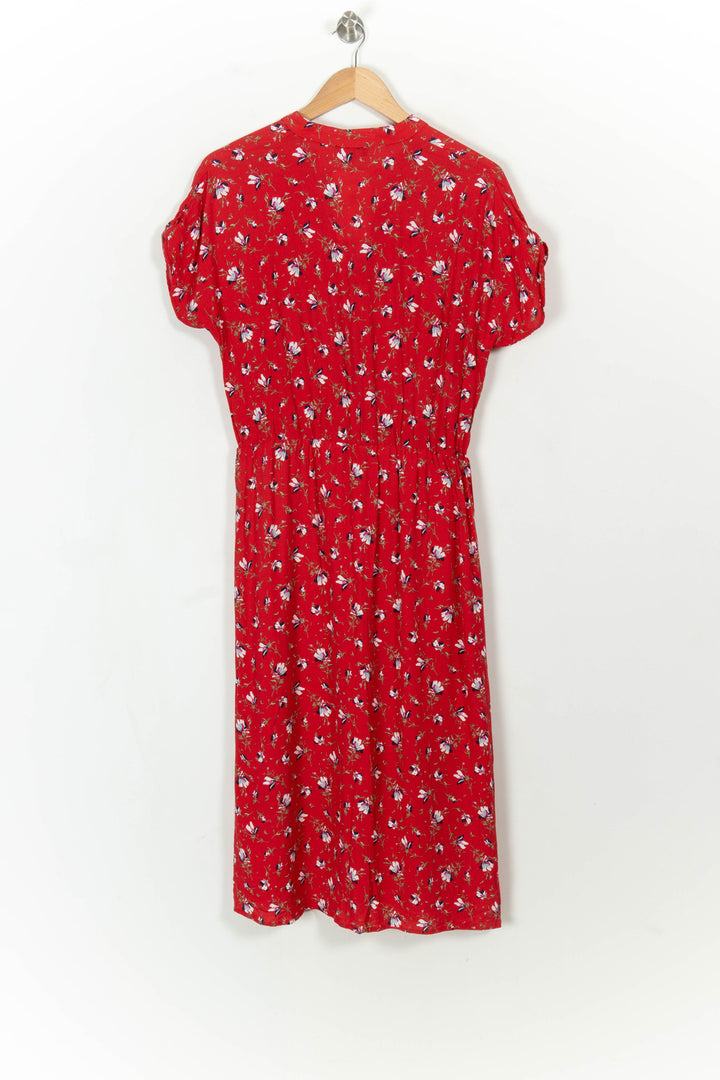 Robe longue rouge et blanche - Taille S/36 de la marque Caroll | PARAD112203 - Vendu par Paradigme - Image 5