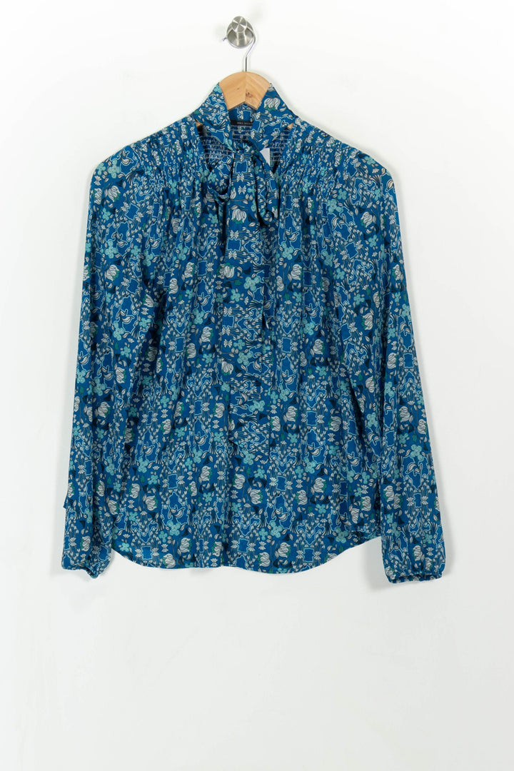 Blouse Bleue à Motifs - Taille XL/42 de la marque IKKS | PARAD112204 - Vendu par Paradigme - Image 2
