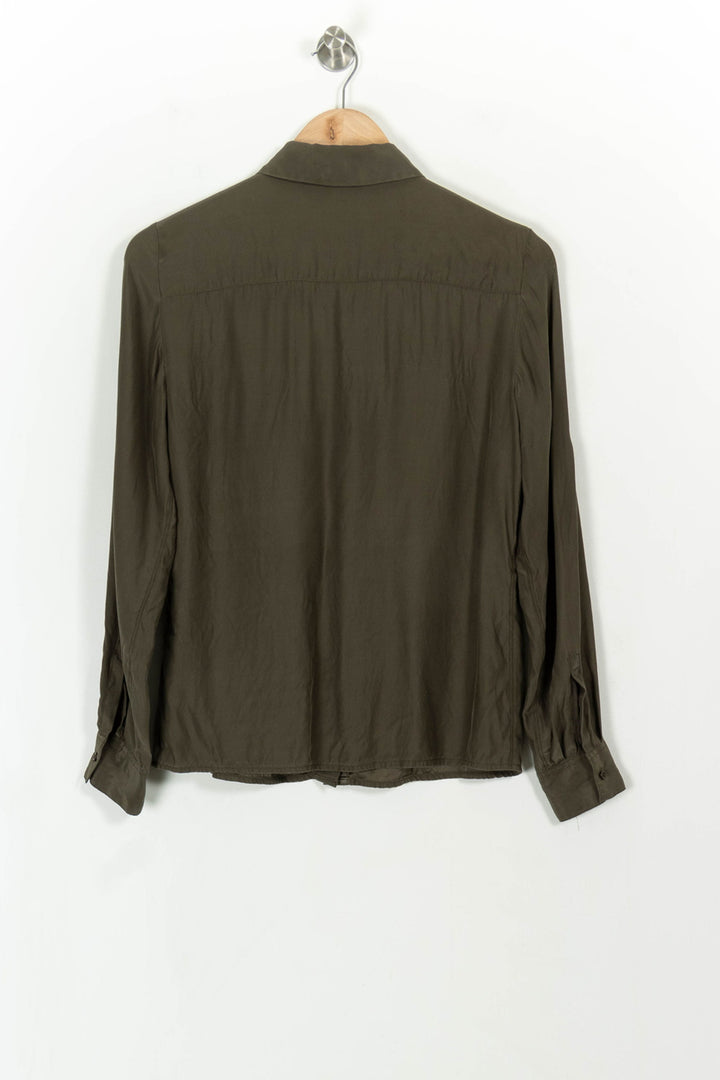 Chemise Verte - Taille S/36 de la marque Caroll | PARAD112207 - Vendu par Paradigme - Image 5