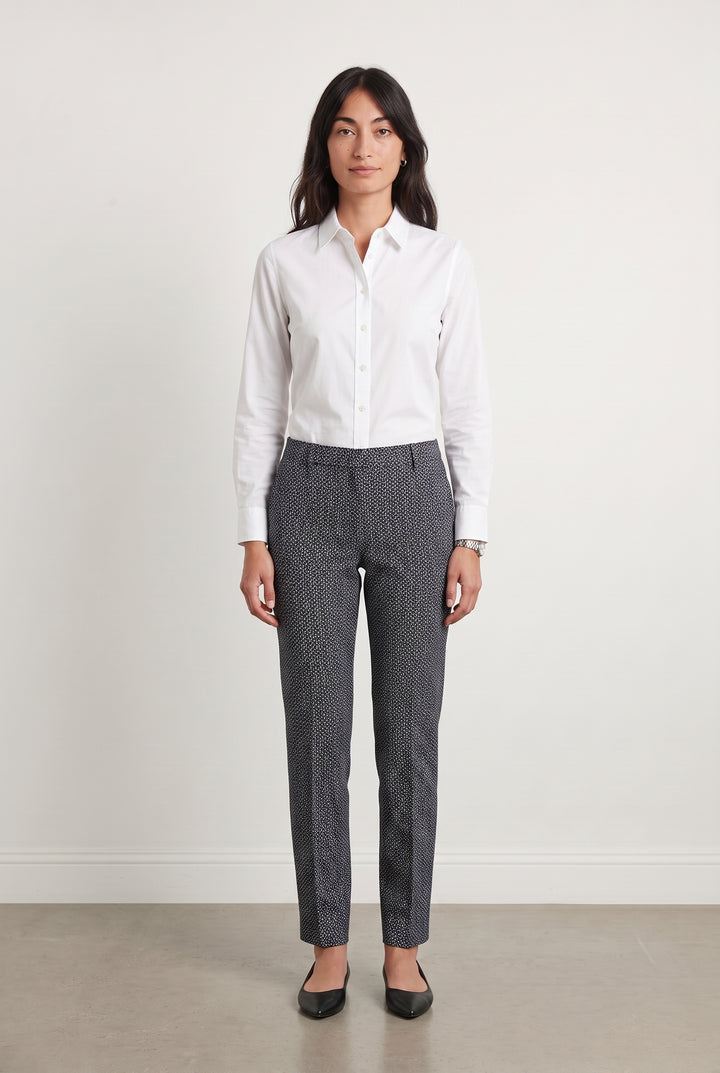 Pantalon Cigarette Noir et Blanc - Taille S/36 de la marque Maison 123 | PARAD112210 - Vendu par Paradigme - Image 1