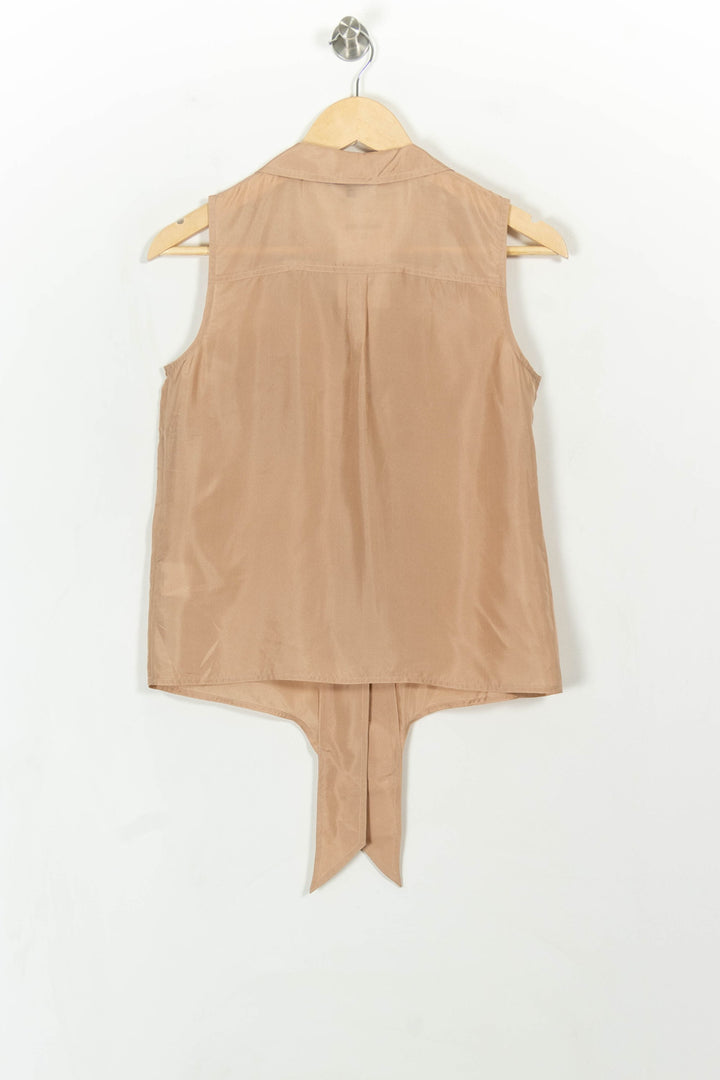 Chemise Sans Manches Beige - Taille S/36 de la marque Caroll | PARAD112211 - Vendu par Paradigme - Image 5