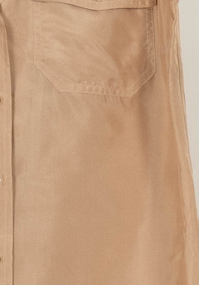 Chemise Sans Manches Beige - Taille S/36 de la marque Caroll | PARAD112211 - Vendu par Paradigme - Image 3
