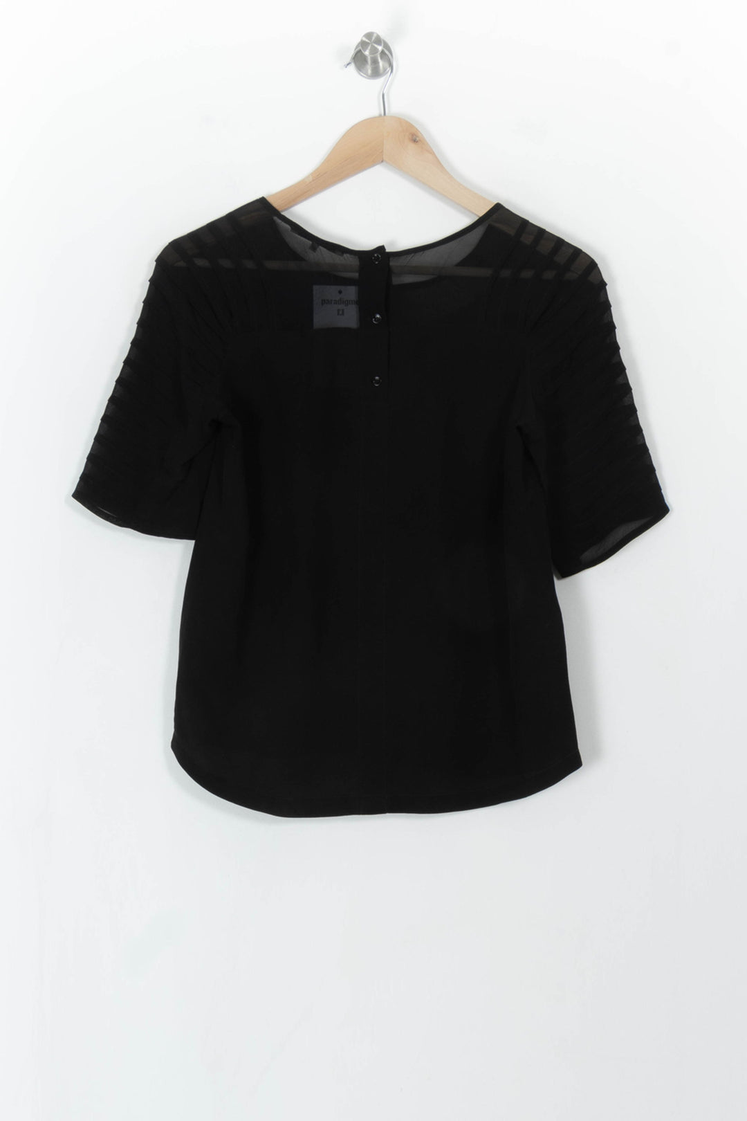 Blouse Noire - Taille S/36 de la marque Gerard Darel | PARAD112214 - Vendu par Paradigme - Image 5