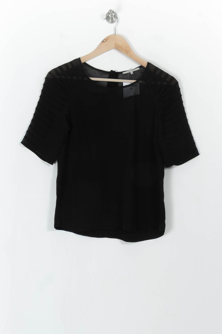 Blouse Noire - Taille S/36 de la marque Gerard Darel | PARAD112214 - Vendu par Paradigme - Image 2