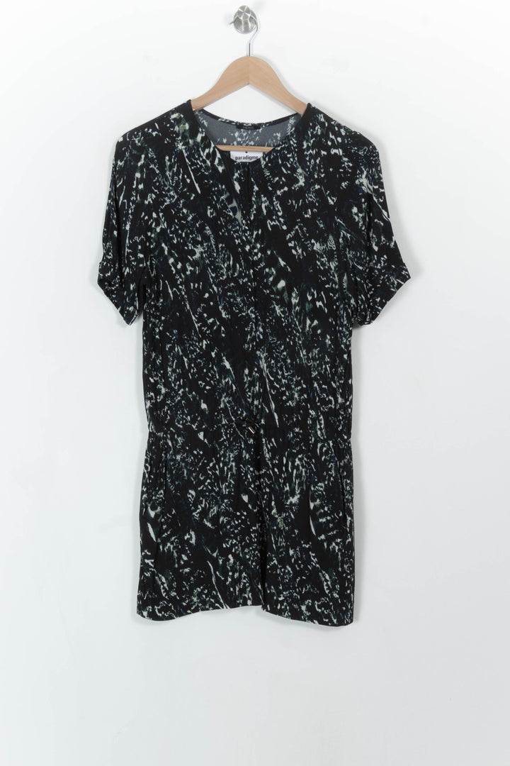 Robe Courte Noire et Bleue - Taille M/38 de la marque IKKS | PARAD112217 - Vendu par Paradigme - Image 2