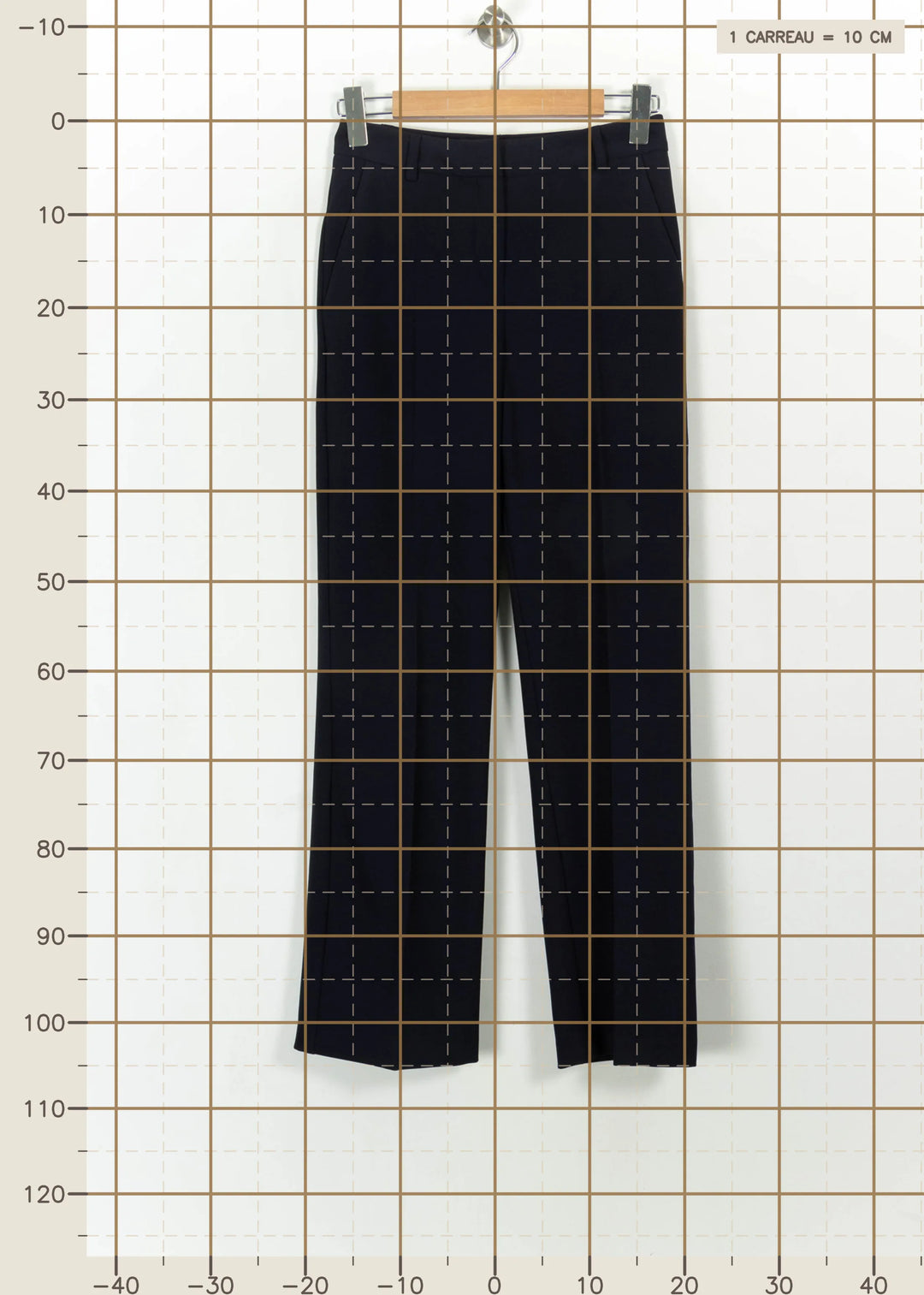 Pantalon Bleu - Taille M/38 de la marque IKKS | PARAD112218 - Vendu par Paradigme - Image 4