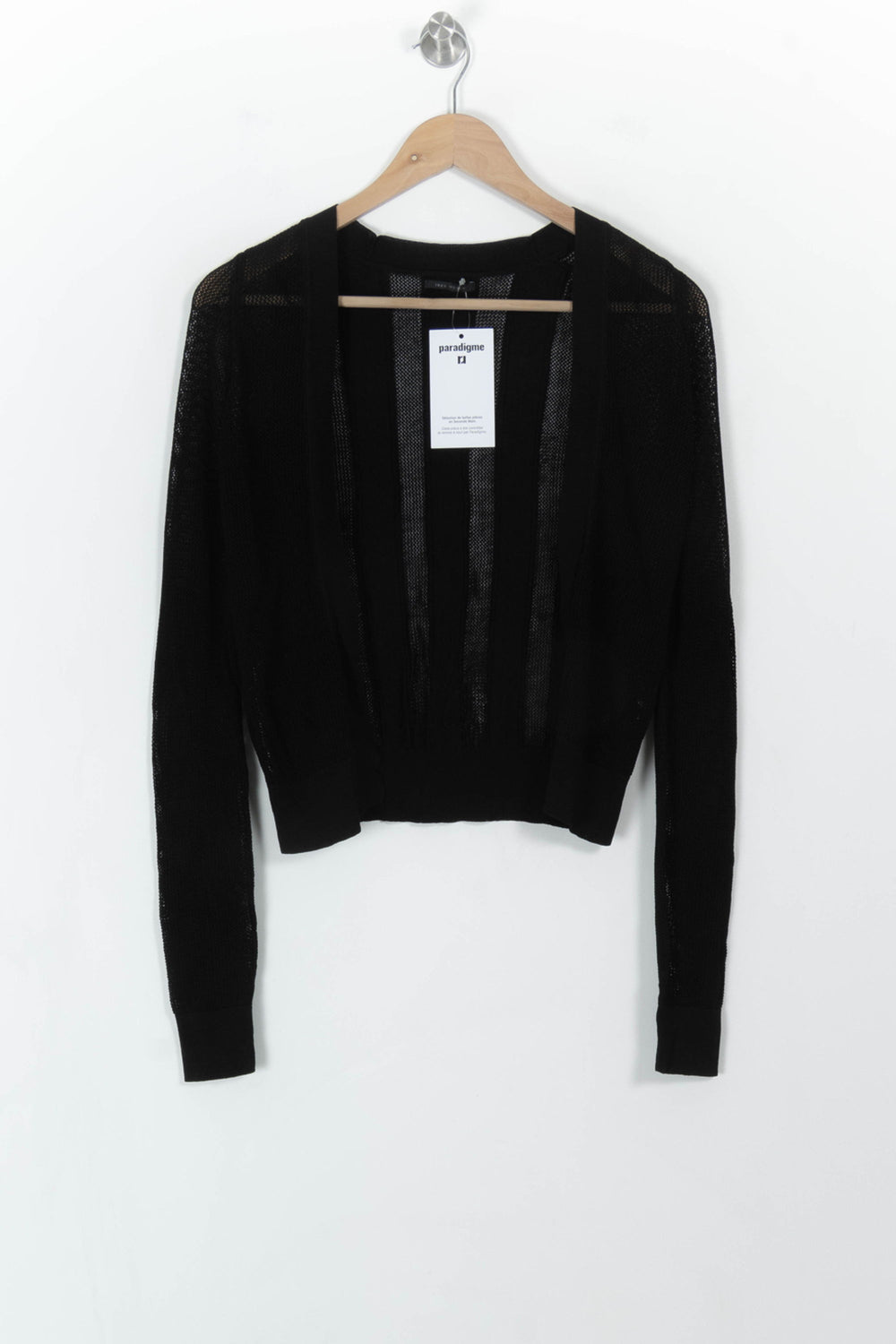 Cardigan Noir - Taille XS/34 de la marque IKKS | PARAD112222 - Vendu par Paradigme - Image 2