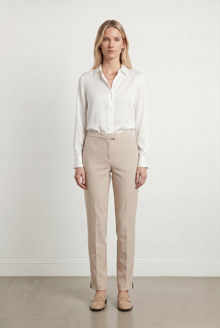 Pantalon Cigarette Beige - Taille M/38 de la marque Maison 123 | PARAD112225 - Vendu par Paradigme - Image 1