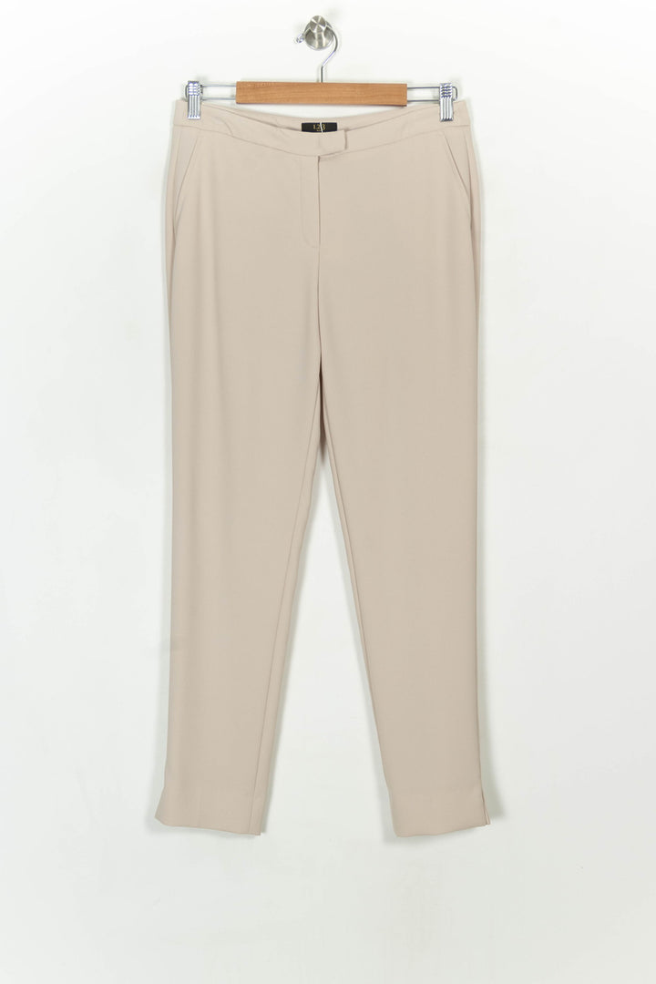 Pantalon Cigarette Beige - Taille M/38 de la marque Maison 123 | PARAD112225 - Vendu par Paradigme - Image 2