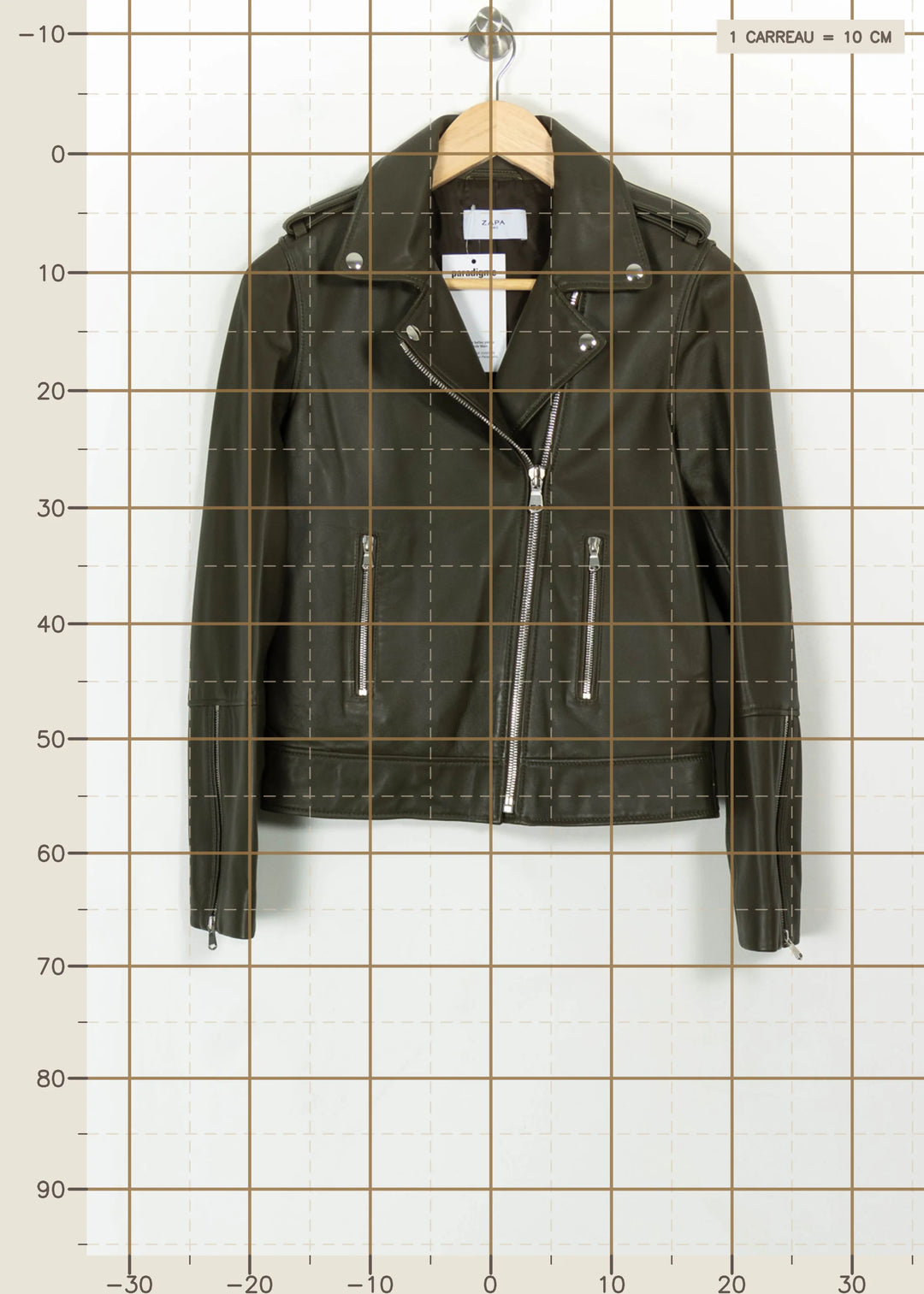 Perfecto Vert - Taille S/36 de la marque ZAPA | PARAD112227 - Vendu par Paradigme - Image 4