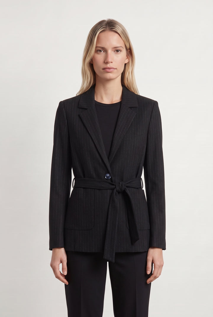 Blazer Noir - Taille M/38 de la marque La Fée Maraboutée | PARAD112229 - Vendu par Paradigme - Image 1