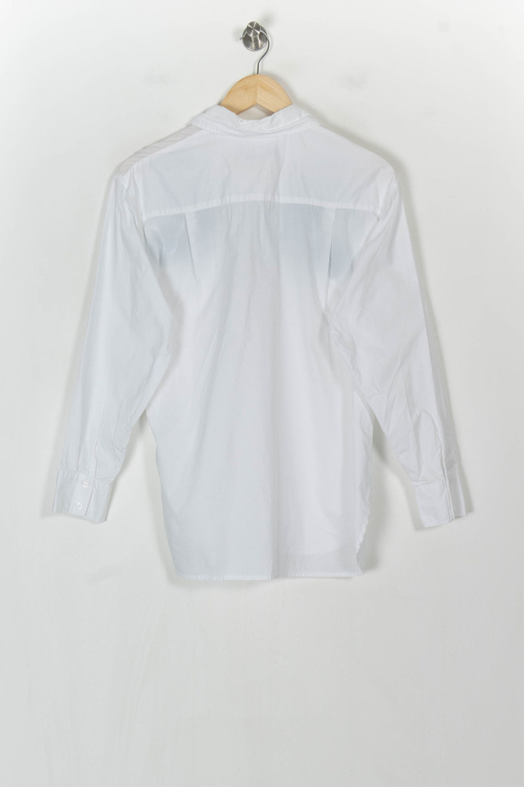 Chemisier Blanc et Vert - Taille M/38 de la marque La Fée Maraboutée | PARAD112230 - Vendu par Paradigme - Image 5
