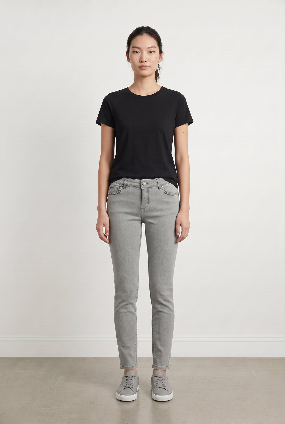 Jean Gris - Taille M/38 de la marque IKKS | PARAD112232 - Vendu par Paradigme - Image 1