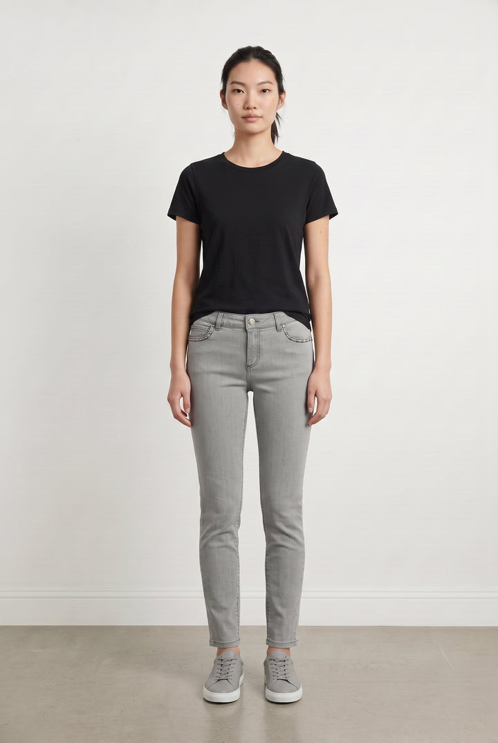 Jean Gris - Taille M/38 de la marque IKKS | PARAD112232 - Vendu par Paradigme - Image 1
