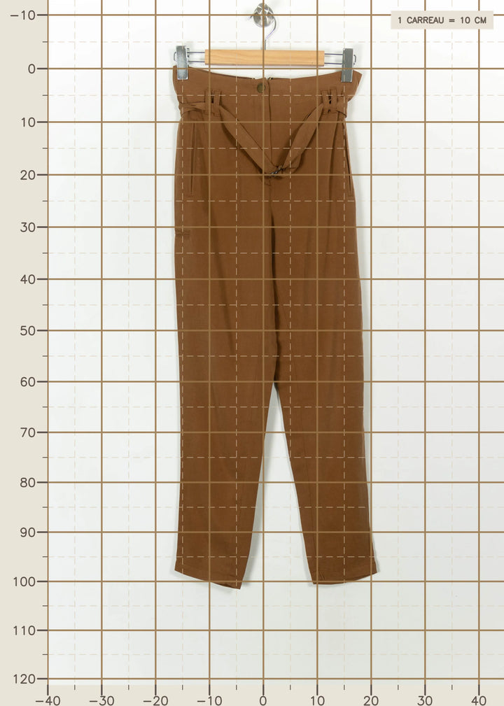 Pantalon Caramel - Taille S/36 de la marque IKKS | PARAD112234 - Vendu par Paradigme - Image 4