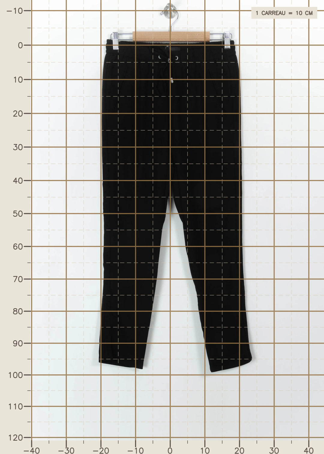 Pantalon Noir - Taille M/38 de la marque IKKS | PARAD112236 - Vendu par Paradigme - Image 4