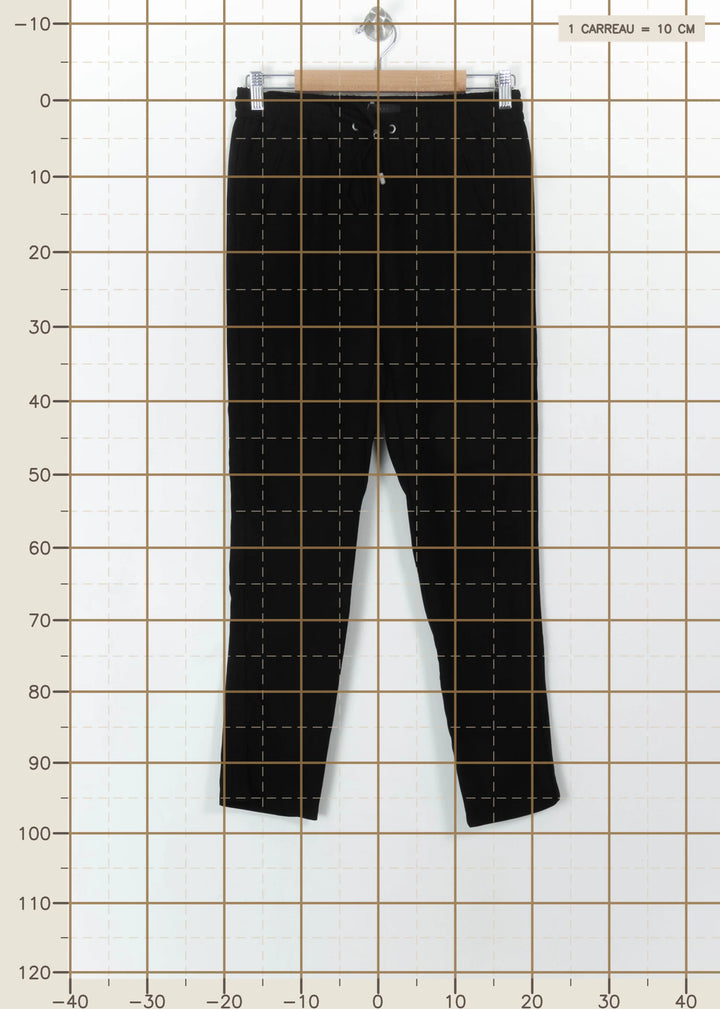 Pantalon Noir - Taille M/38 de la marque IKKS | PARAD112236 - Vendu par Paradigme - Image 4