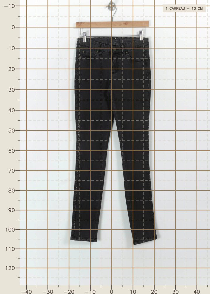 Jean Gris - Taille S/36 de la marque IKKS | PARAD112237 - Vendu par Paradigme - Image 4