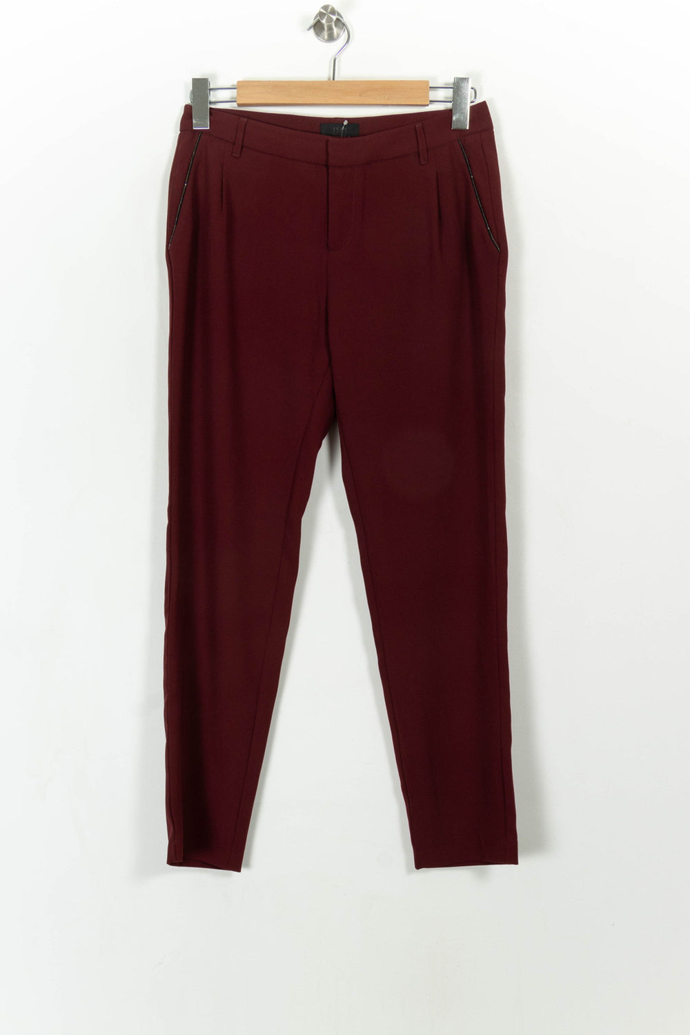 Pantalon Bordeaux - Taille M/38 de la marque IKKS | PARAD112238 - Vendu par Paradigme - Image 2