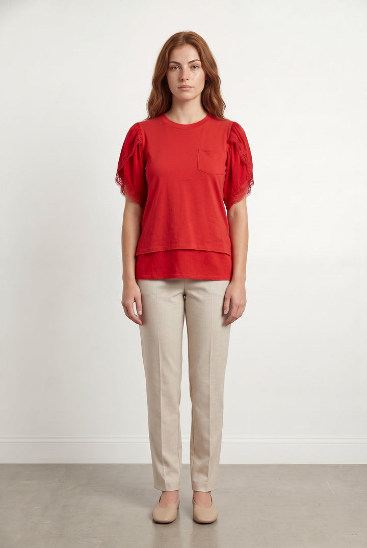 Pull Rouge - Taille S/36