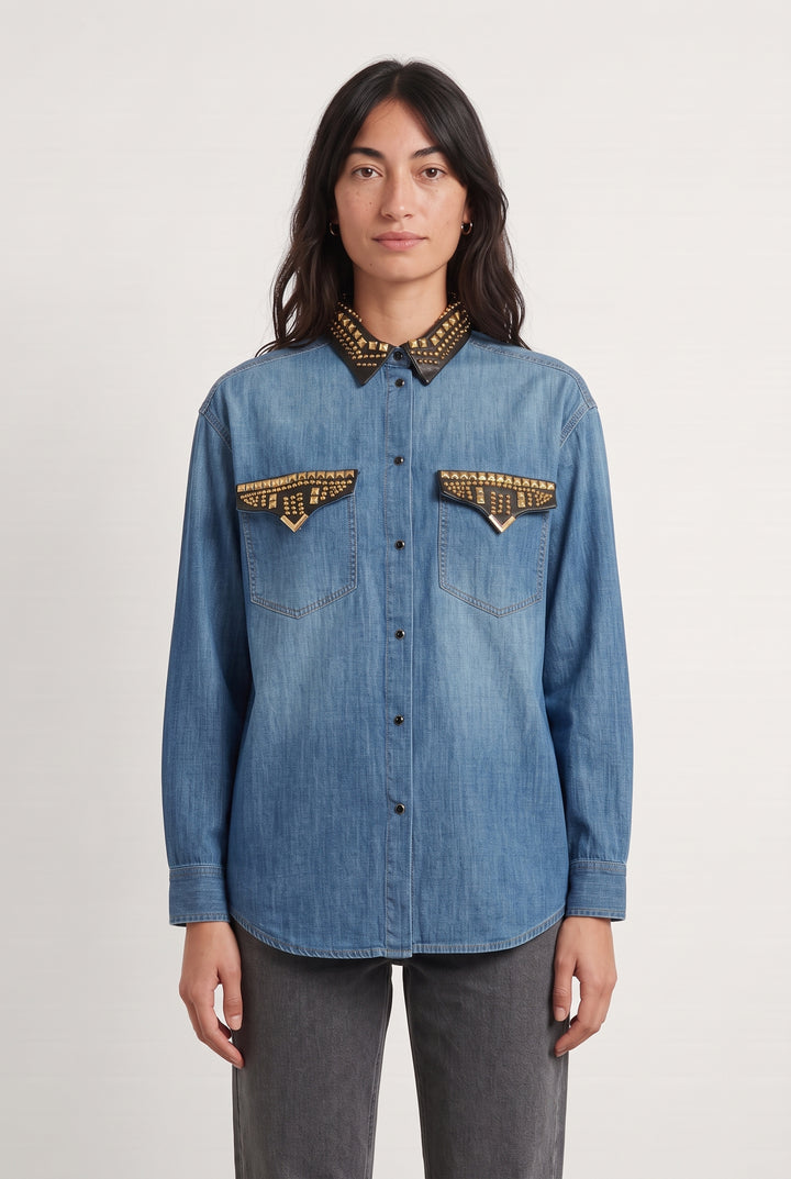 Chemisier Bleue - Taille S/36