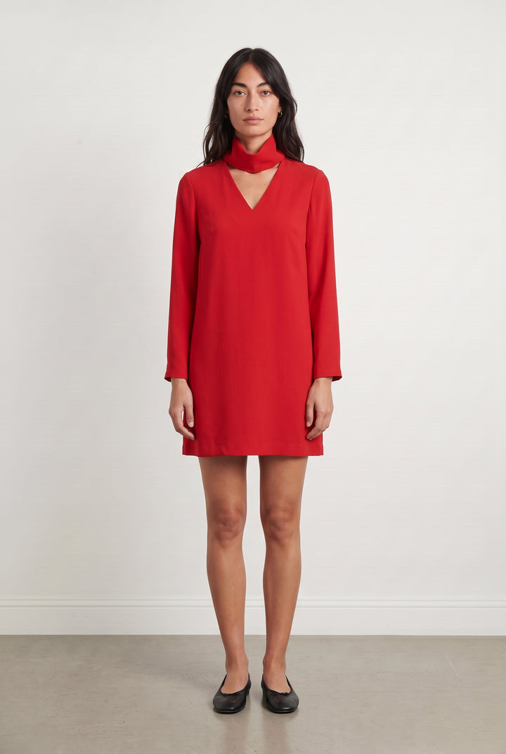 Robe Courte Rouge - Taille S/36 de la marque ZAPA | PARAD112444 - Vendu par Paradigme - Image 1