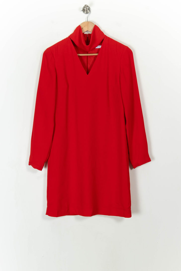 Robe Courte Rouge - Taille S/36 de la marque ZAPA | PARAD112444 - Vendu par Paradigme - Image 2