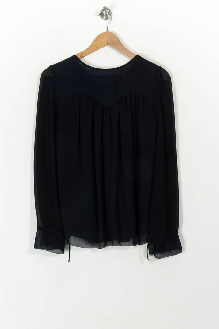 Blouse Bleue - Taille S/36 de la marque ba&sh | PARAD112447 - Vendu par Paradigme - Image 5